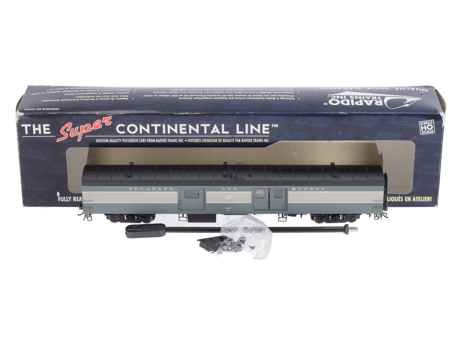Rapido Trains 106209 HO Delaware & Hudson Baggage Express Car #405