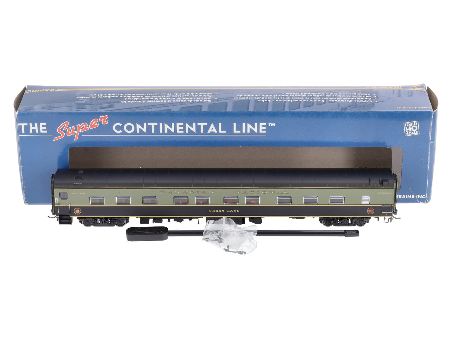 Rapido Trains 113080 HO Canadian National "Green Lane" 6-4-6 Sleeper #1173 LN/Box