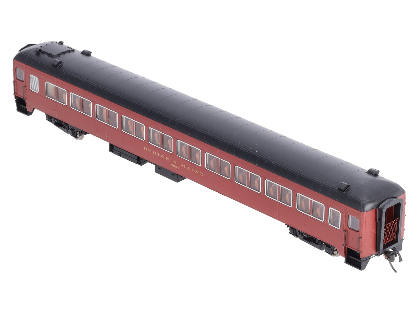 Rapido Trains 109137 HO Boston & Maine 10-Window Coach, No Skirt #4694
