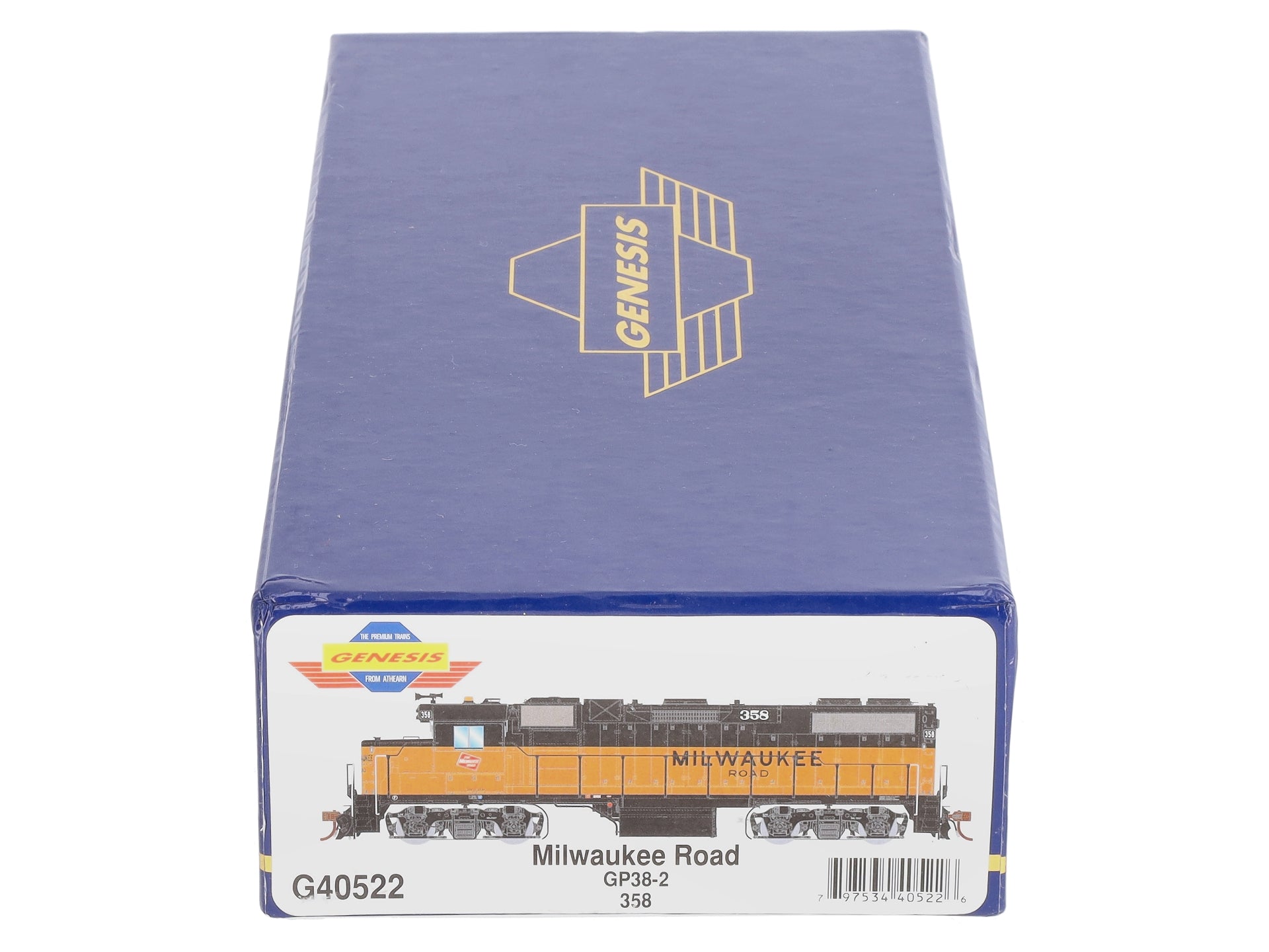 Athearn G40522 HO Scale Milwaukee Road GP38-2 Powered Diesel Locomotive #358 LN/Box
