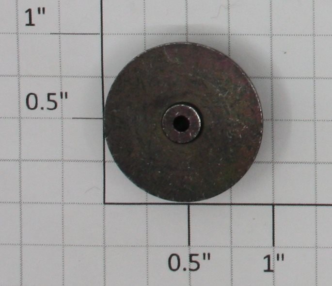 Lionel 259-3 Black Solid Pilot Wheel - Fits 259, 264, 265
