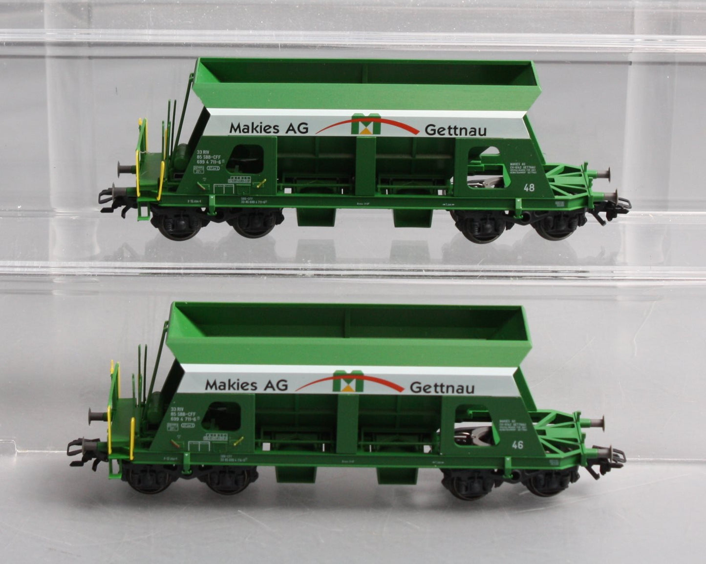 Marklin 46330 HO Scale Selbstentladewagon Hopper Cars (Set of 2) LN/Box