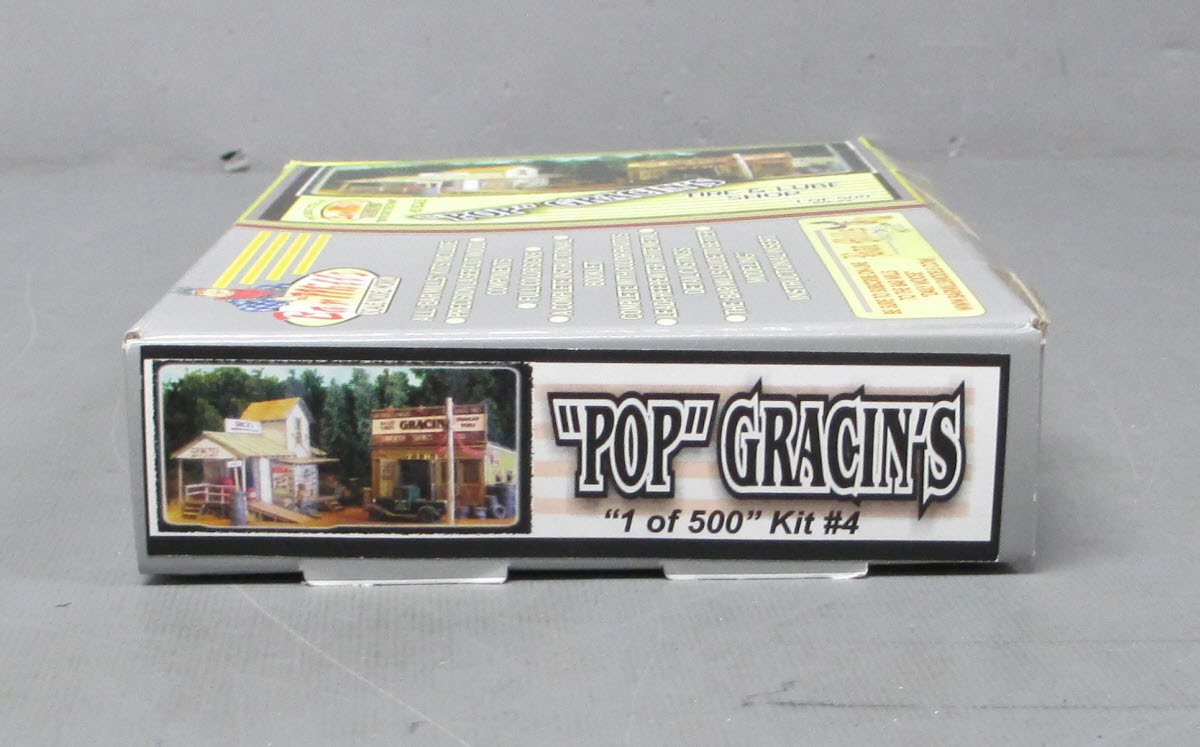 Bar Mills 4 HO "Pop" Gracin's Tire and Lube Shop Laser-Cut Building Kit