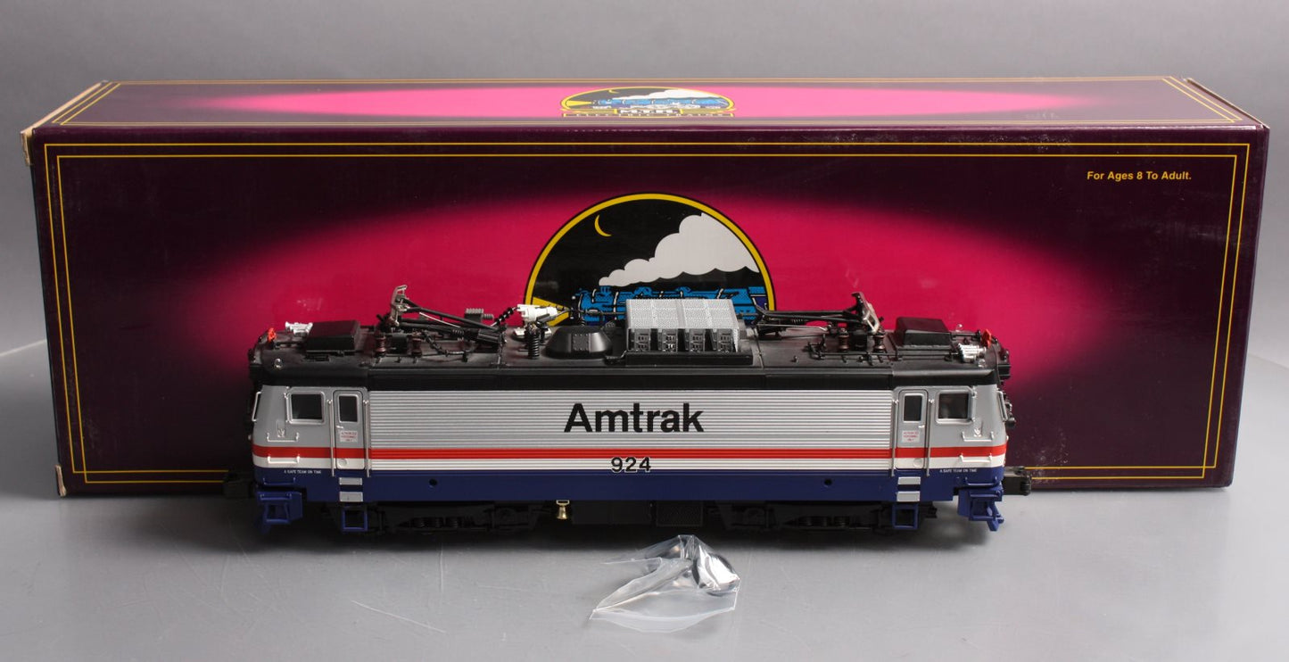 MTH 20-5505-1 O Gauge Amtrak AEM-7 Electric Locomotive w/P.S 1 #924 EX/Box