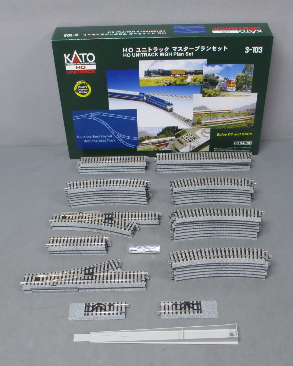 Kato 3-103 HO 4' x 8' Unitrack Track Expander Set LN/Box