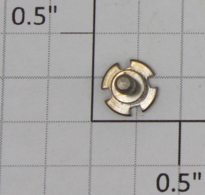 Lionel 260E-24C O #4-36 Nickel Short Notched Head Side Rod Screw