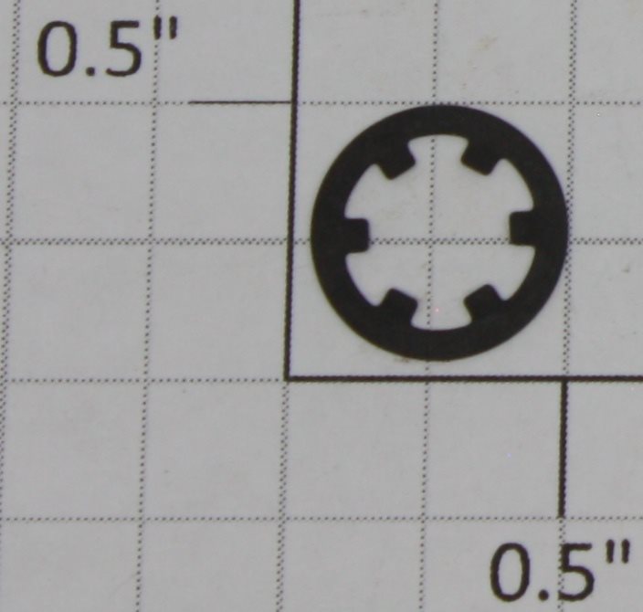 Lionel 3419-45 O Gauge Helicopter Rotor Shaft 6-Prong Retaining Ring