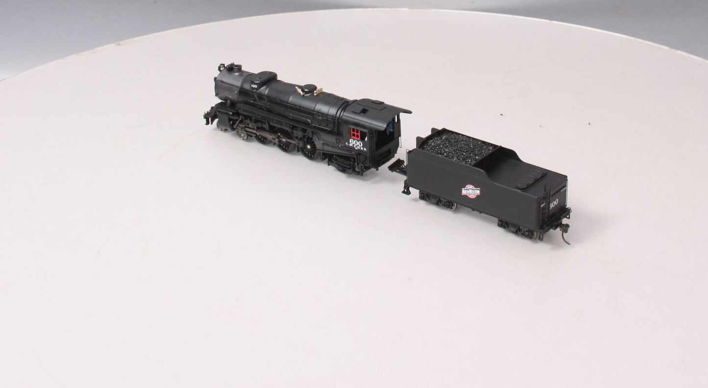 Broadway Limited 4604 HO Chicago & North Western USRA Heavy Pacific 4-6-2 #600