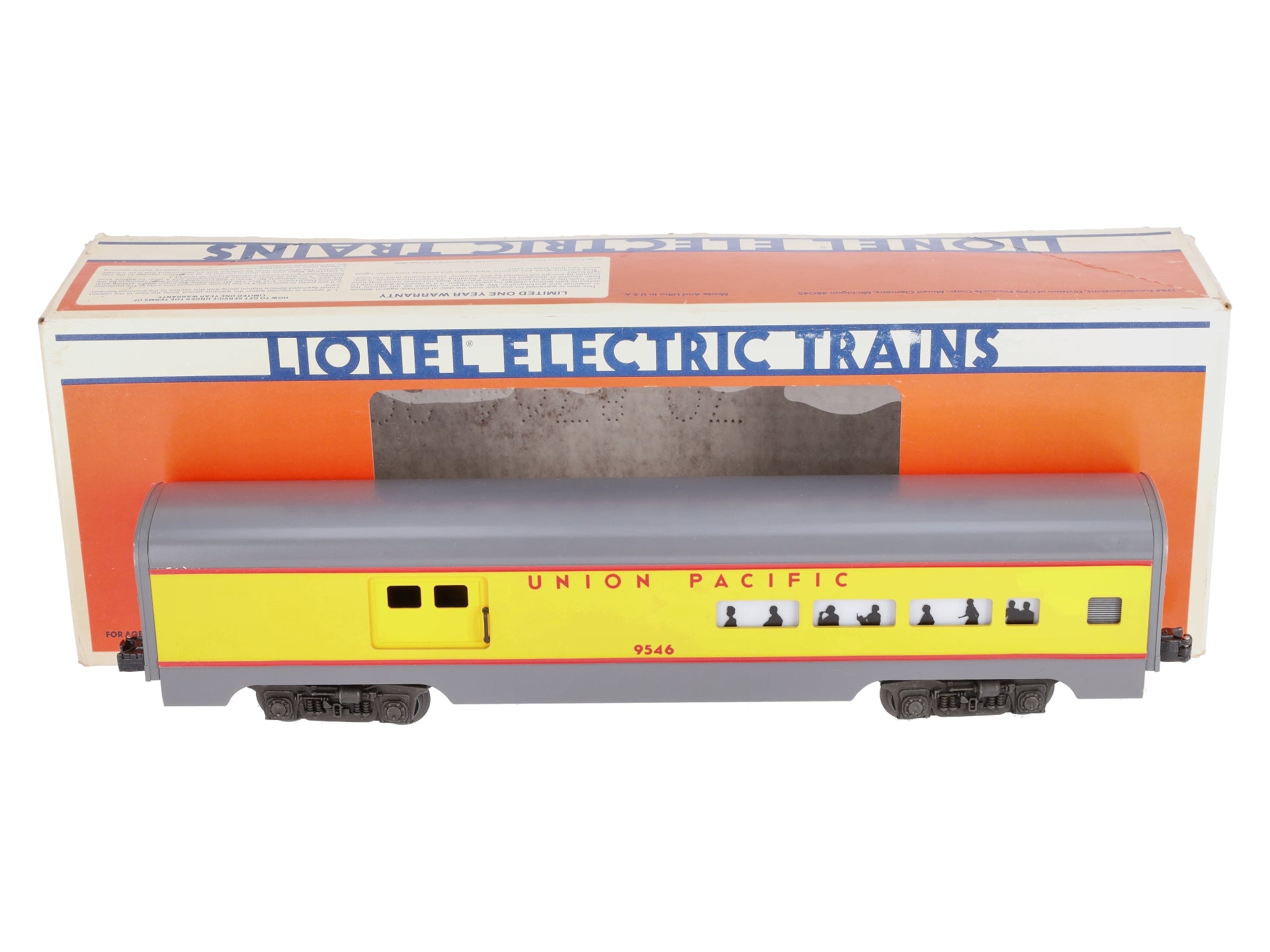 Lionel 6-9546 O Gauge Union Pacific Smooth Side Combo Car EX/Box