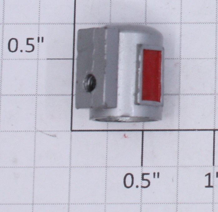 Lionel 390-71 Nickel Painted Diecast Headlight with End Hole
