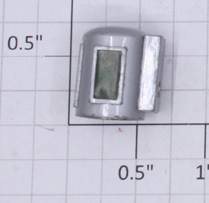 Lionel 390-71 Nickel Painted Diecast Headlight with End Hole