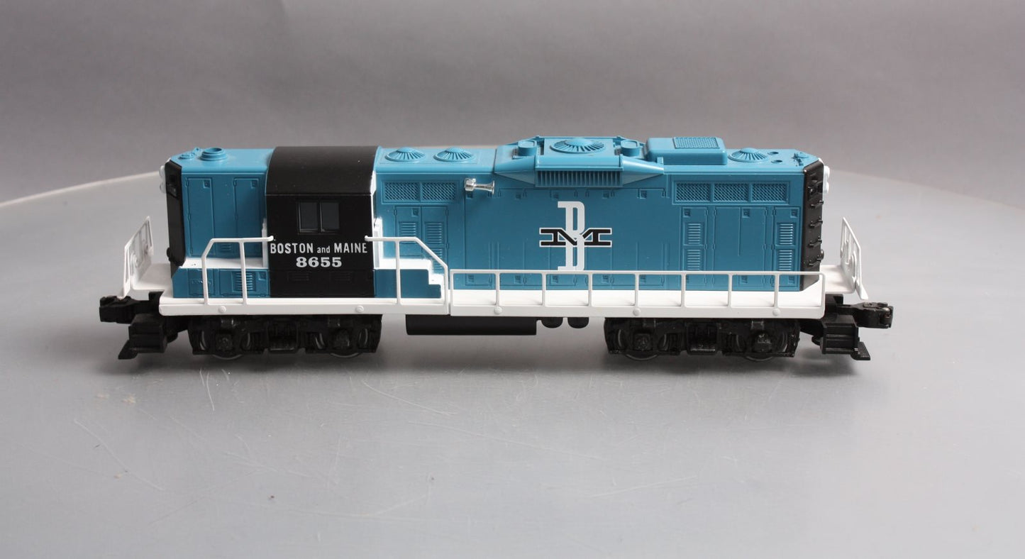Lionel 6-8655 O Gauge Boston & Maine GP-9 Non-Powered Dummy Diesel Locomotive EX/Box