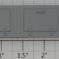 Lionel 2420-8 Dark Gray Plastic Tool Box