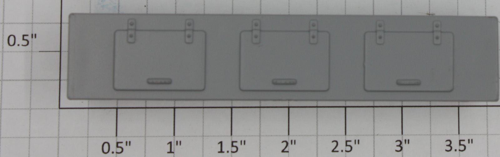 Lionel 2420-8 Dark Gray Plastic Tool Box