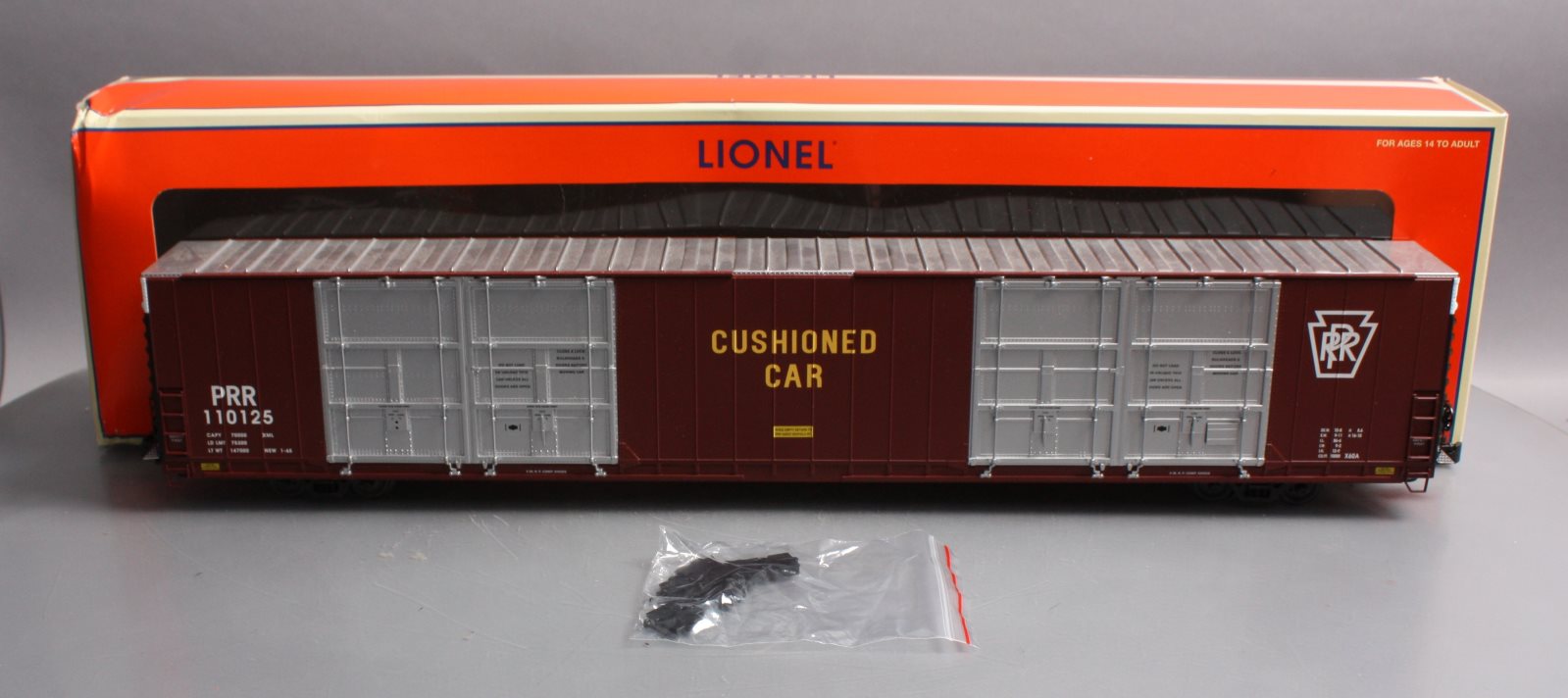 Lionel 6-82422 O Gauge Pennsylvania 86' 8-Door Hi-Cube Boxcar #110125 LN/Box