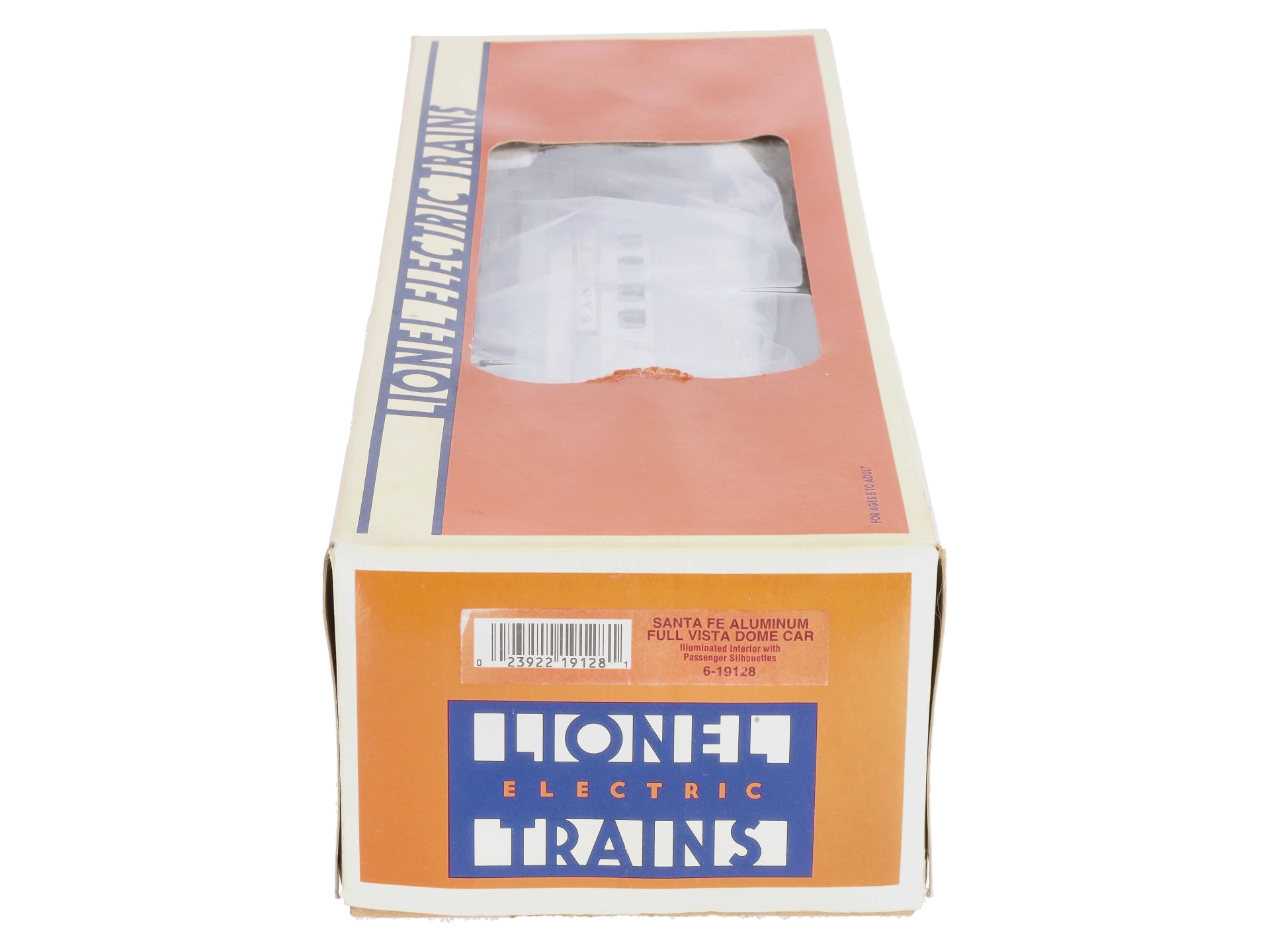 Lionel 6-19128 O Gauge Santa Fe Aluminum Full Vista Dome Car #507 LN/Box
