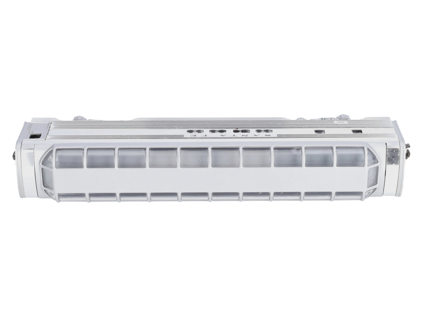 Lionel 6-19128 O Gauge Santa Fe Aluminum Full Vista Dome Car #507 NIB