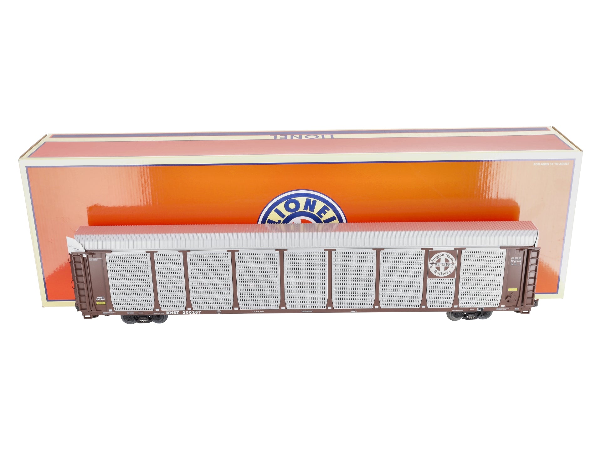 Lionel 6-29372 O Gauge BNSF 89' Autorack Car #300267 – Trainz