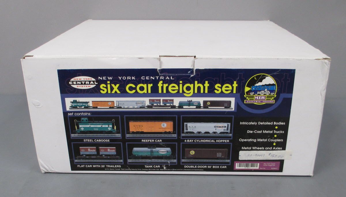 MTH 20-90017 O New York Central Premier Freight Car Set (Set of 6) LN/Box