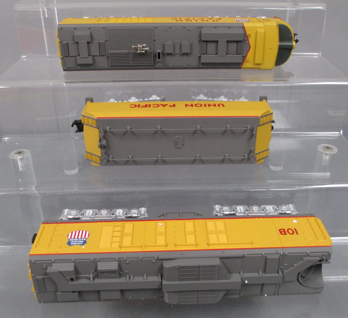 MTH 30-2009-1 O Gauge Union Pacific Gas Turbine Diesel Set w/PS1 #10/10B EX/Box