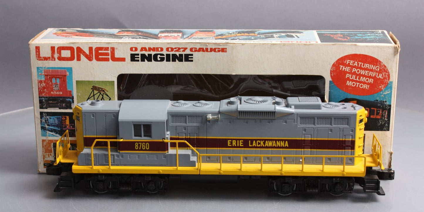 Lionel 6-8760 Erie Lackawana GP-9 Dummy Diesel Locomotive #8760 LN/Box