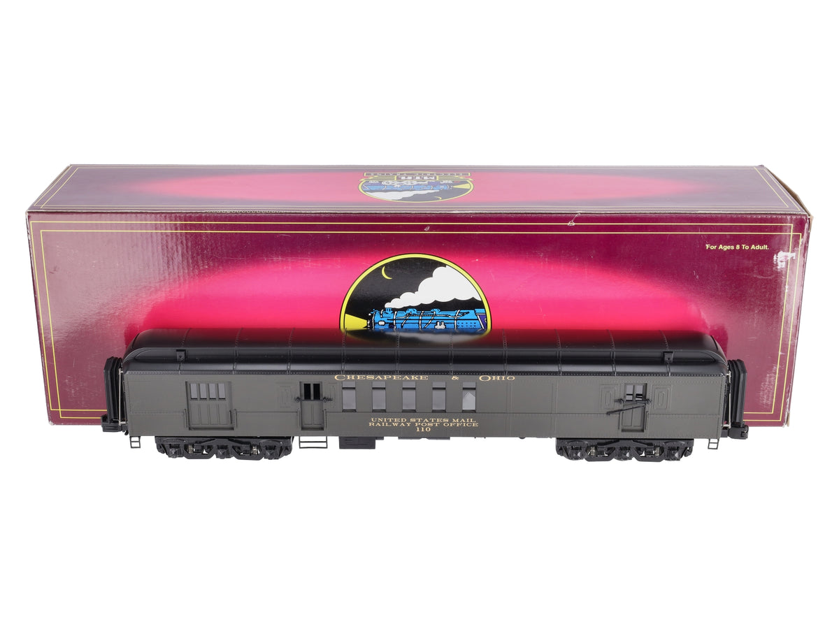 MTH 20-4284 O Gauge Chesapeake & Ohio 70' Madison RPO Passenger Car NIB