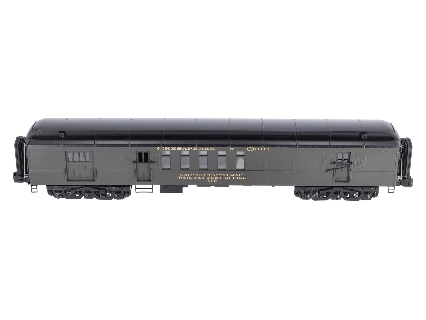 MTH 20-4284 O Gauge Chesapeake & Ohio 70' Madison RPO Passenger Car NIB