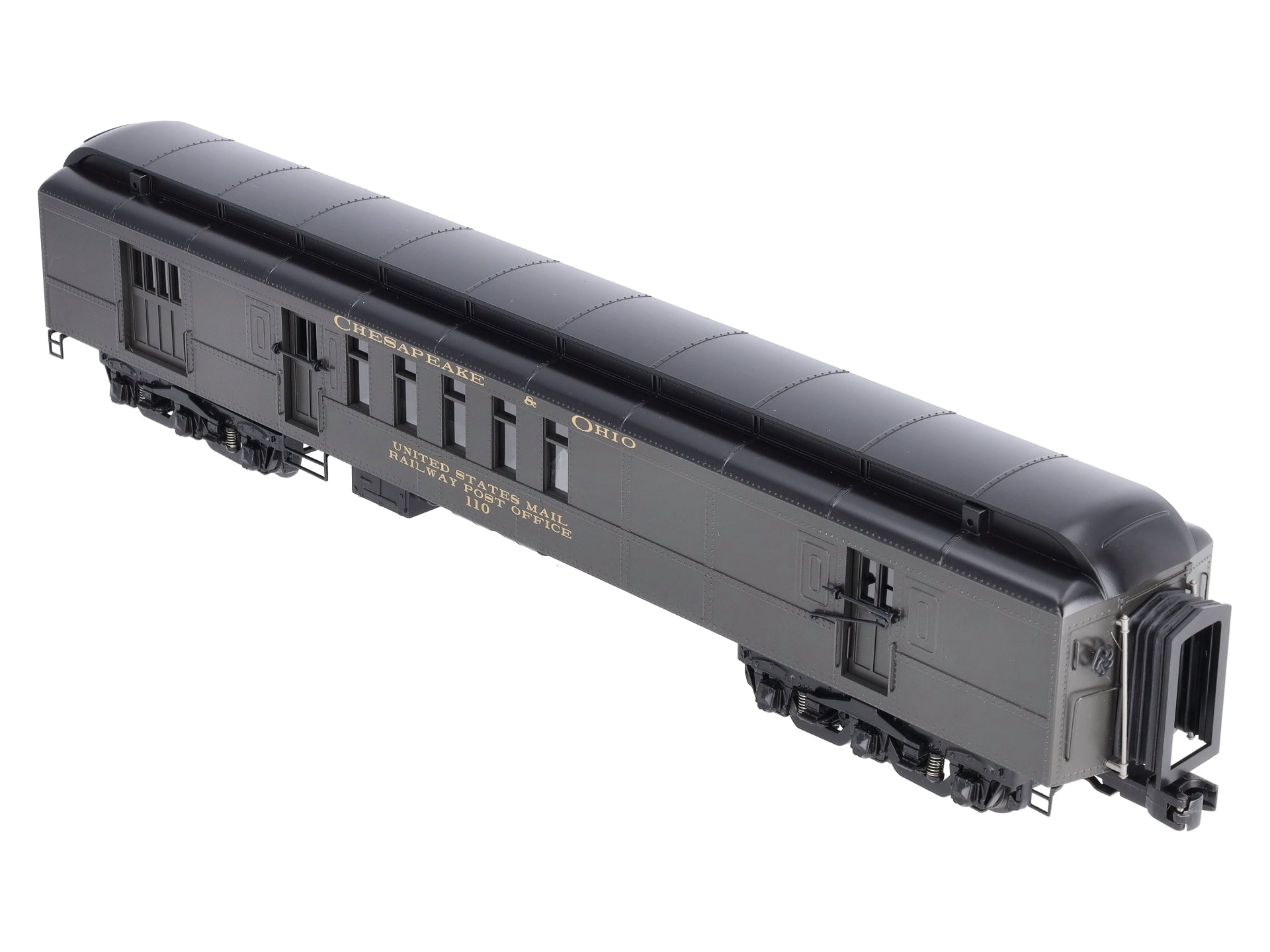 MTH 20-4284 O Gauge Chesapeake & Ohio 70' Madison RPO Passenger Car NIB
