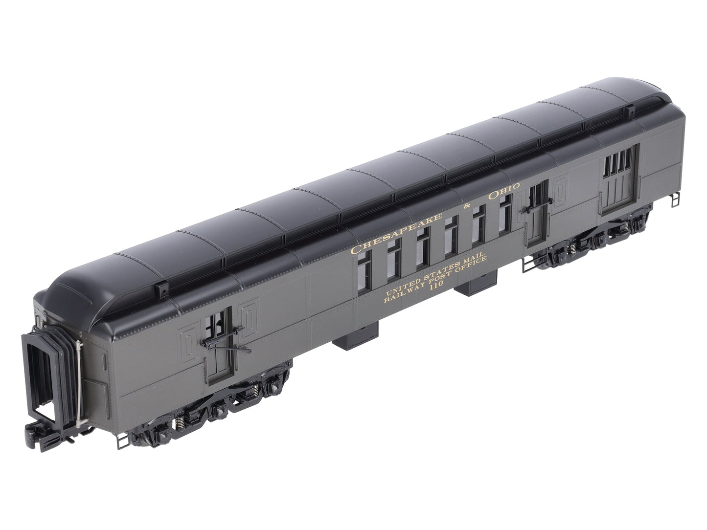 MTH 20-4284 O Gauge Chesapeake & Ohio 70' Madison RPO Passenger Car NIB