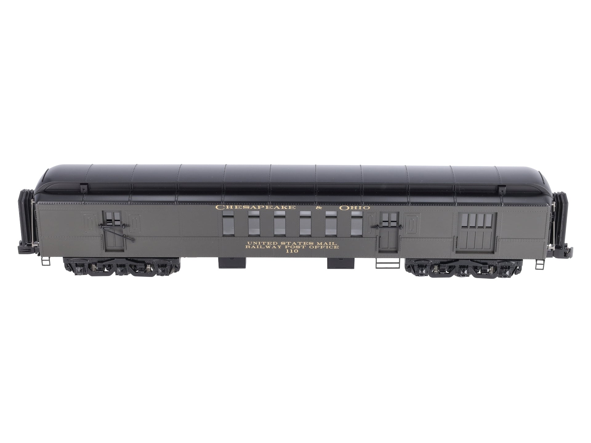 MTH 20-4284 O Gauge Chesapeake & Ohio 70' Madison RPO Passenger Car NIB