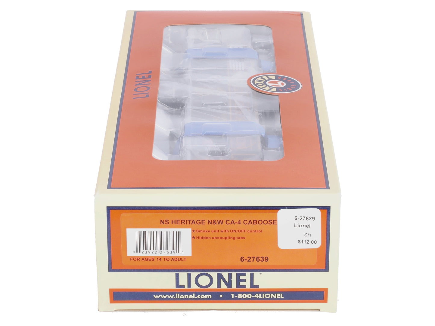 Lionel 6-27639 O N&W/Heritage CA-4 Caboose