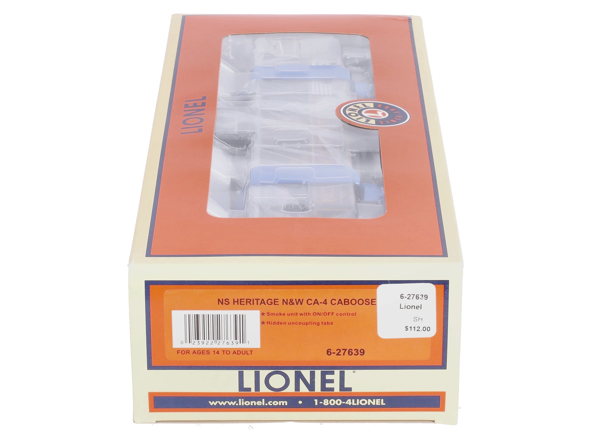 Lionel 6-27639 O N&W/Heritage CA-4 Caboose