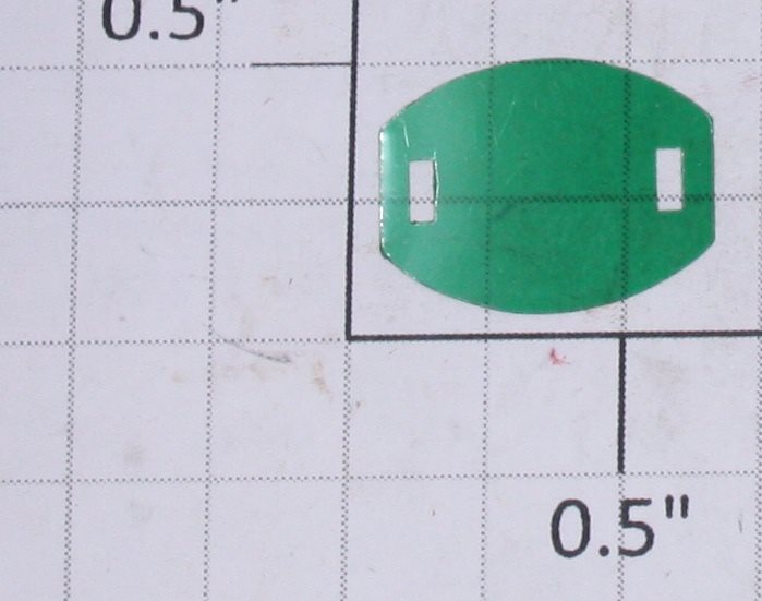 Lionel 62-7 Standard Gauge Locomotive Green Front Boiler Lens