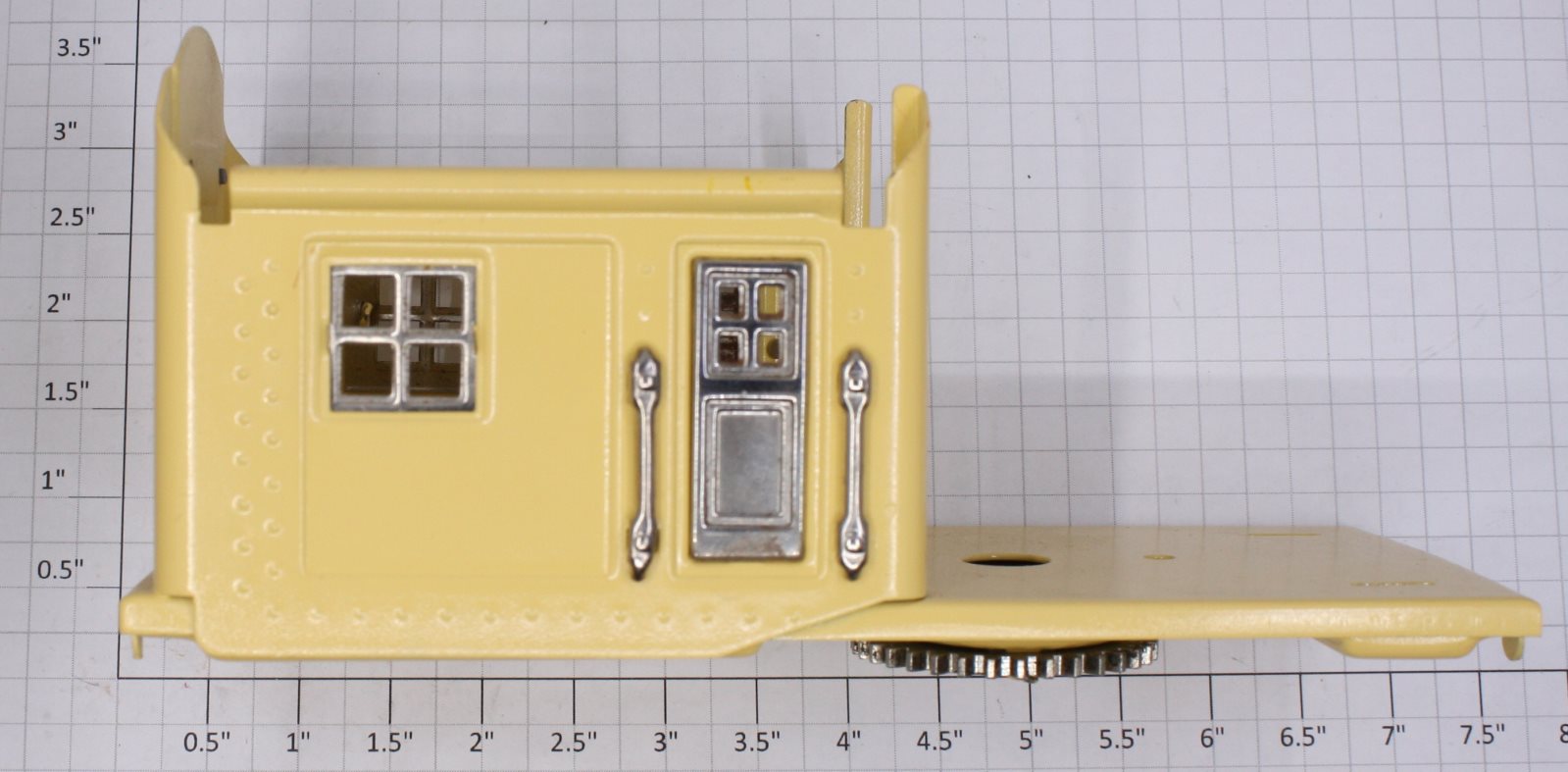 Lionel 810-9 Complete Body Base of Derrick Crane Car-No Roof