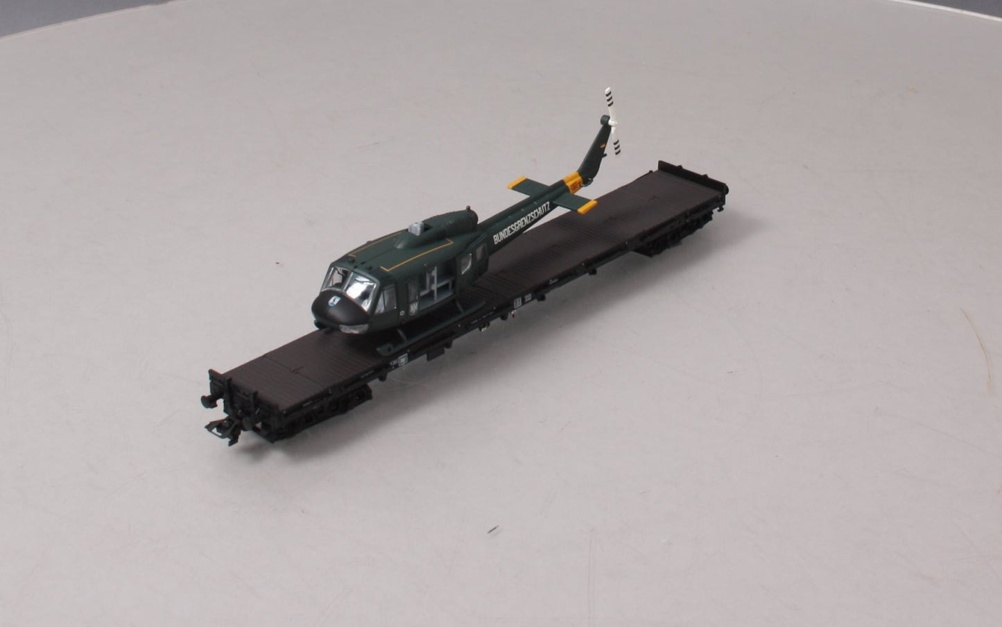 Marklin 47019 HO Scale 4MFOR Rs Flat w/ Helicopter LN/Box
