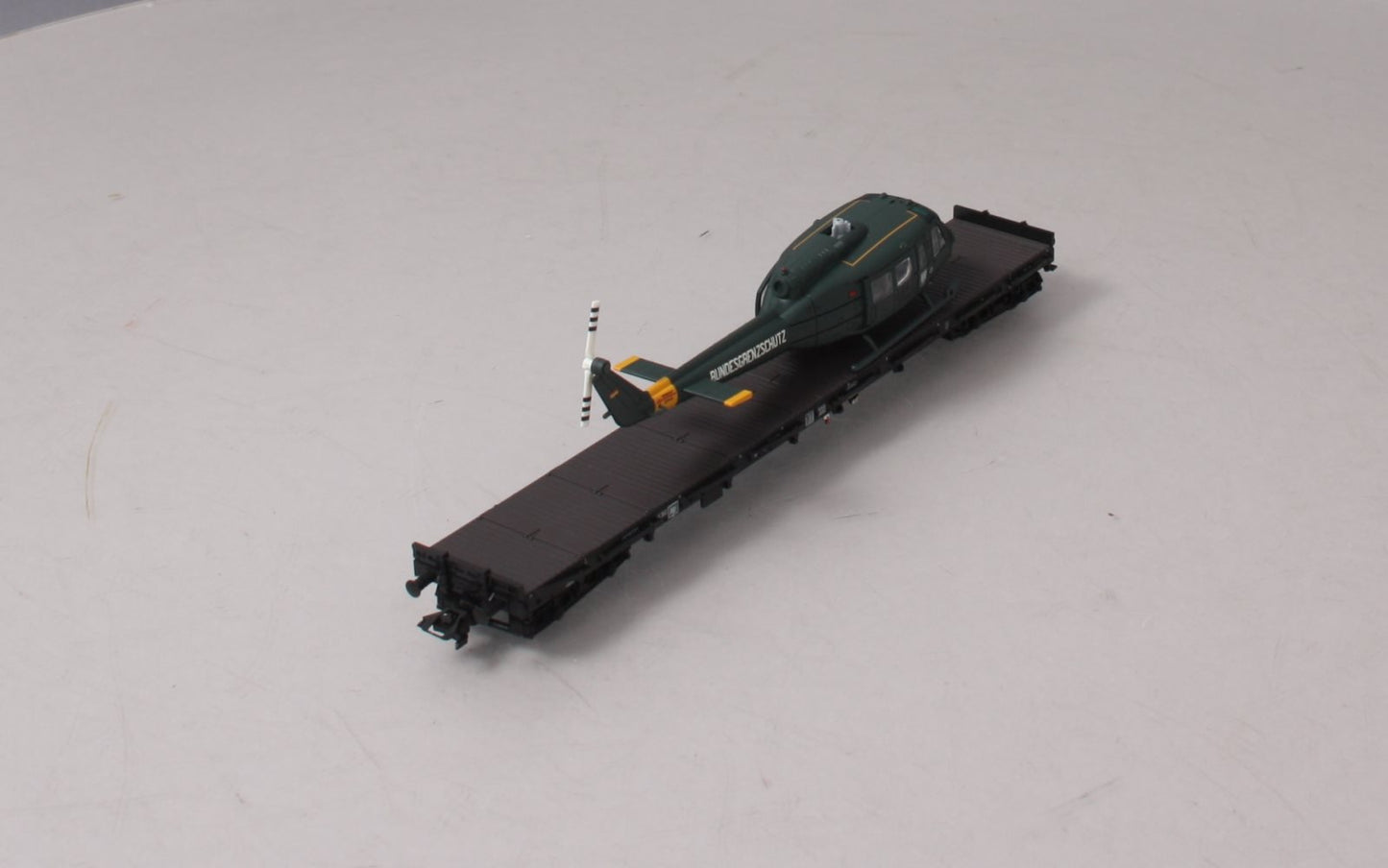 Marklin 47019 HO Scale 4MFOR Rs Flat w/ Helicopter LN/Box