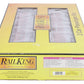 MTH 30-6710 O RI 60' Streamlined ABS Sleeper/Diner Passenger Set (Set of 2) LN/Box