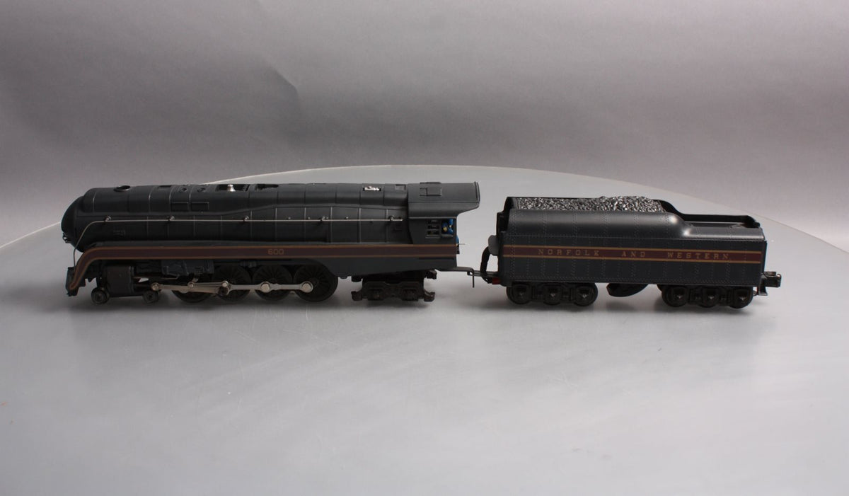 Lionel 6-18049 O Gauge N&W "J" 4-8-4 Steam Locomotive & Tender #600 EX/Box