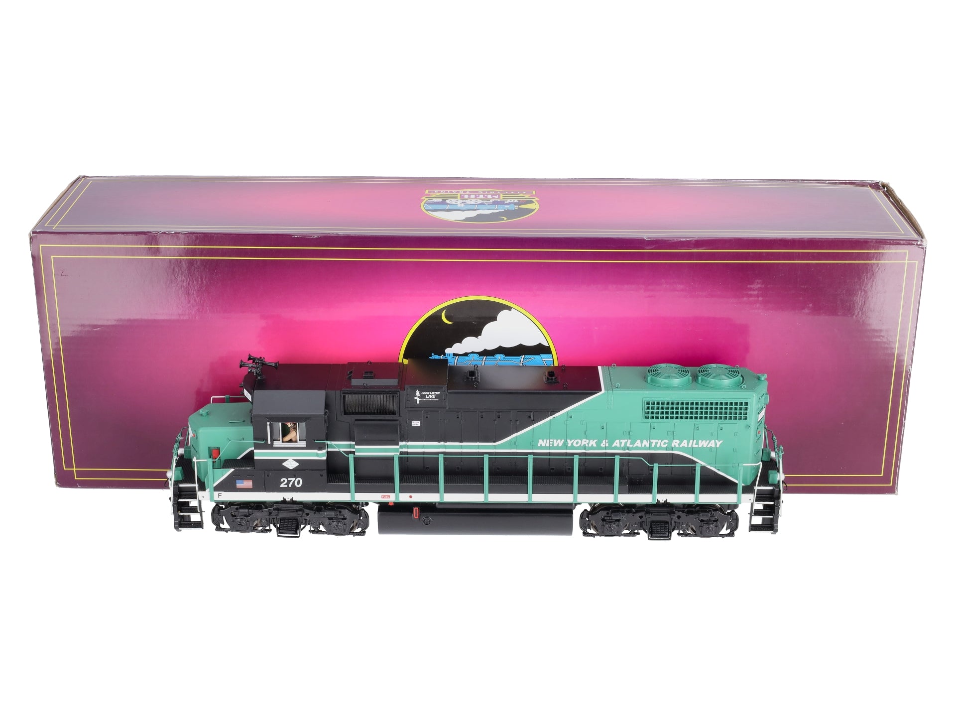 MTH 20-20207-2 O Scale NYC & Atlantic GP38-2 Diesel Engine w/Proto-Sounds 3.0