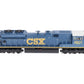 MTH 22-20811-2 O Gauge CSX SD70ACe Diesel Engine w/Proto-Sound 3.0 #4843