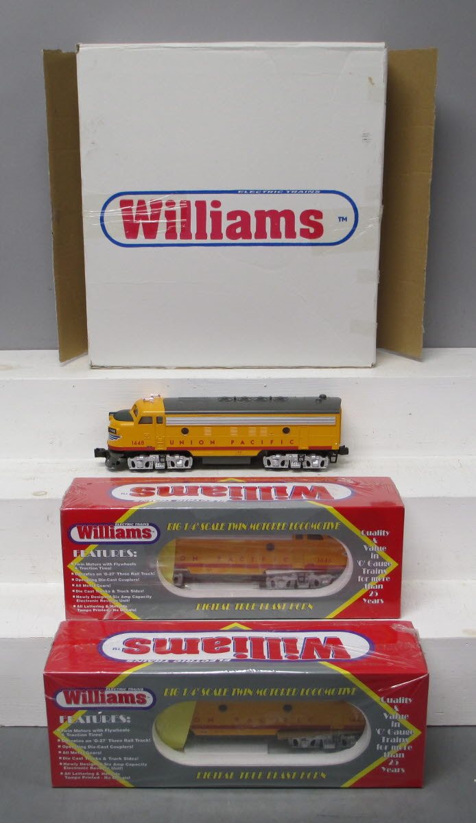 Williams F7-324 Union Pacific F7 ABA Diesel Locomotive Set with True Blast II LN/Box