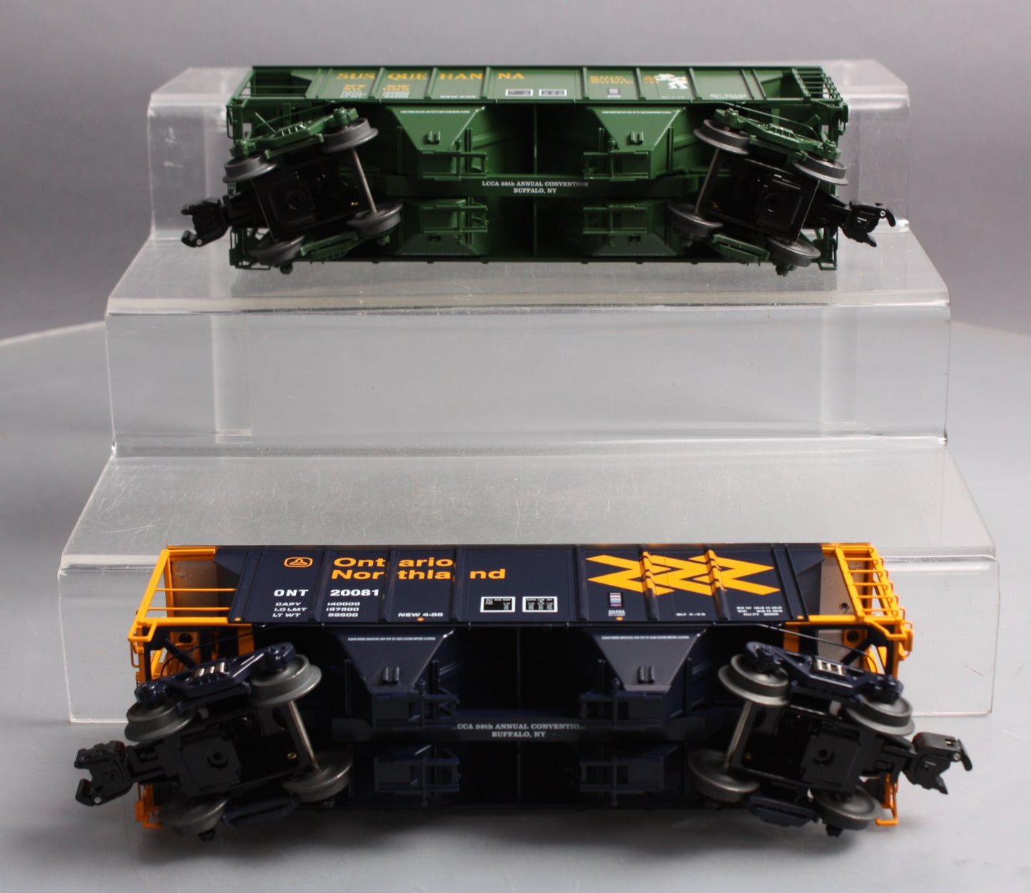 Lionel 6-52491 O Gauge LCCA PS-2 Hopper Car #20081, #20082 LN/Box