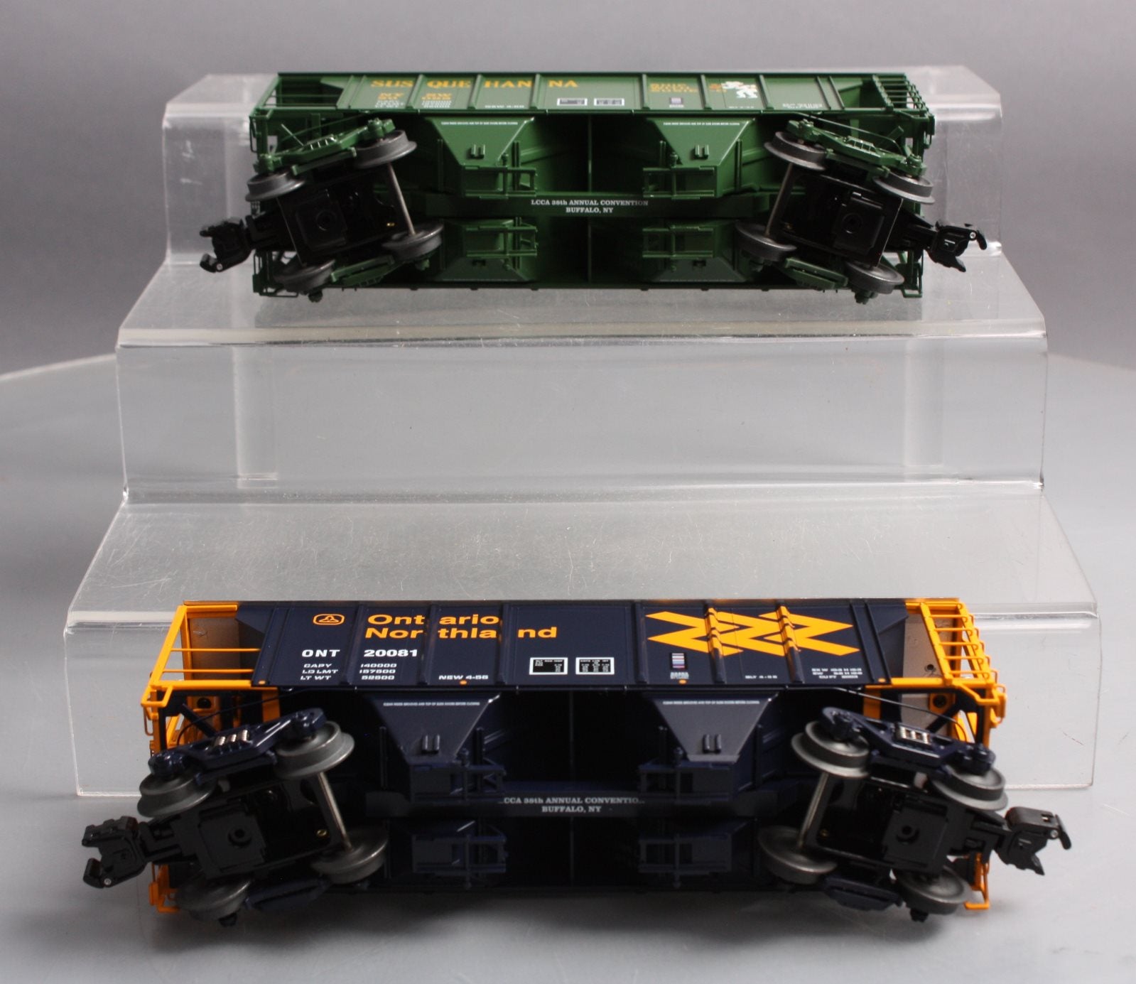 Lionel 6-52491 O Gauge LCCA PS-2 Hopper Car #20081, #20082 LN/Box