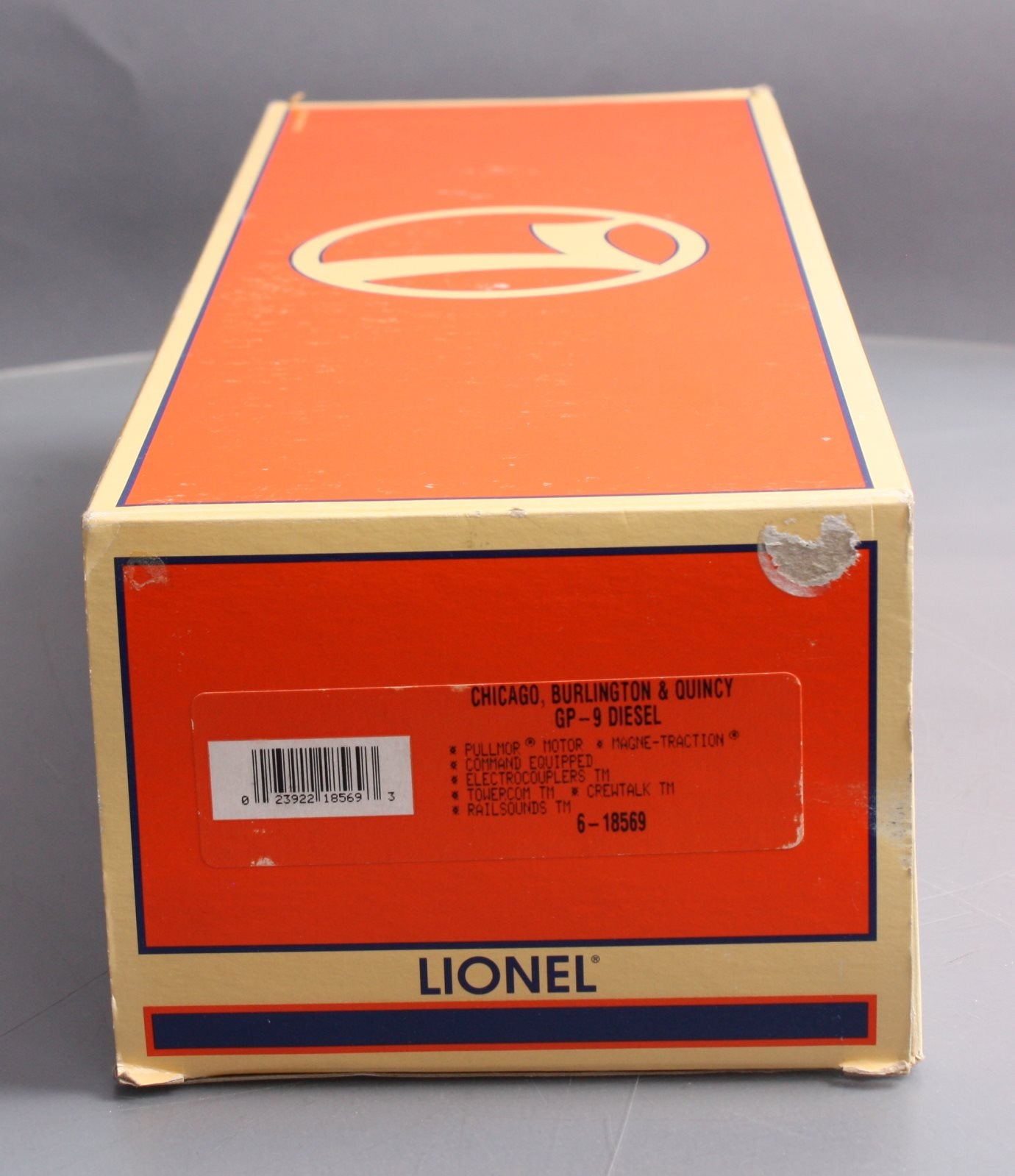 Lionel 6-18569 O Burlington Way of the Zephyrs GP-9 Diesel Locomotive #2380 EX/Box
