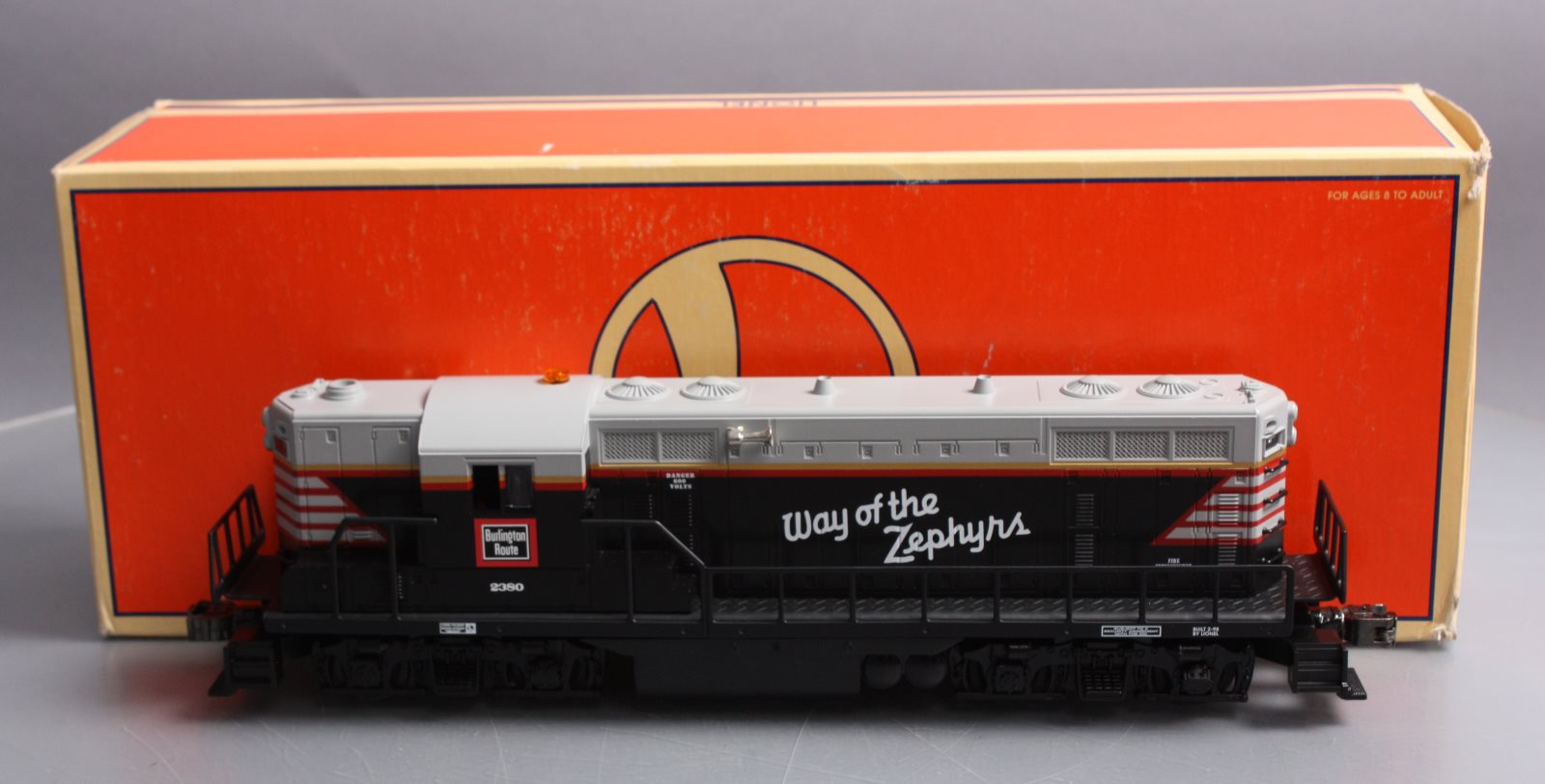 Lionel 6-18569 O Burlington Way of the Zephyrs GP-9 Diesel Locomotive #2380 LN/Box