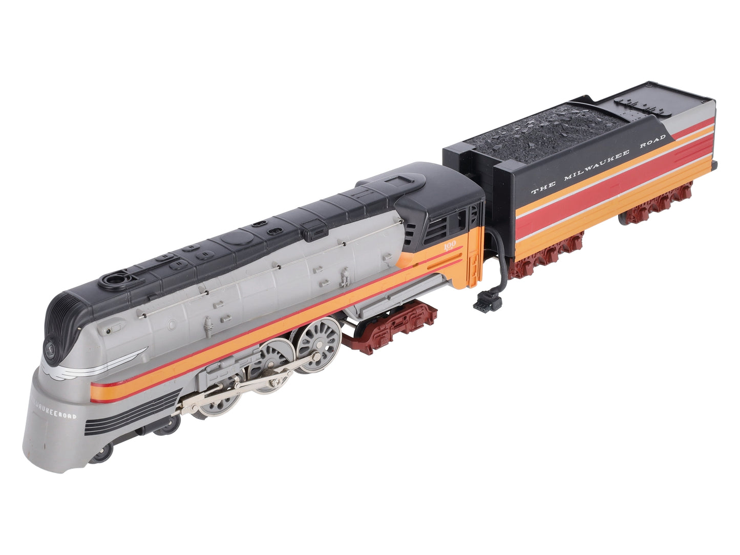 MTH 30-1127-1 O Gauge MILW 4-6-4 Hiawatha Steam Loco & Tender w/PS1 #100 LN/Box