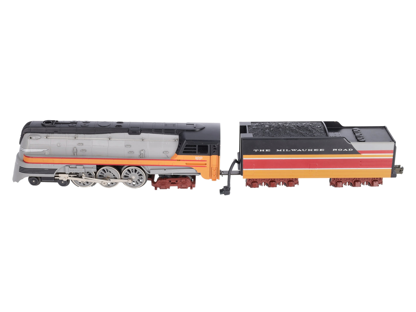 MTH 30-1127-1 O Gauge MILW 4-6-4 Hiawatha Steam Loco & Tender w/PS1 #100 LN/Box