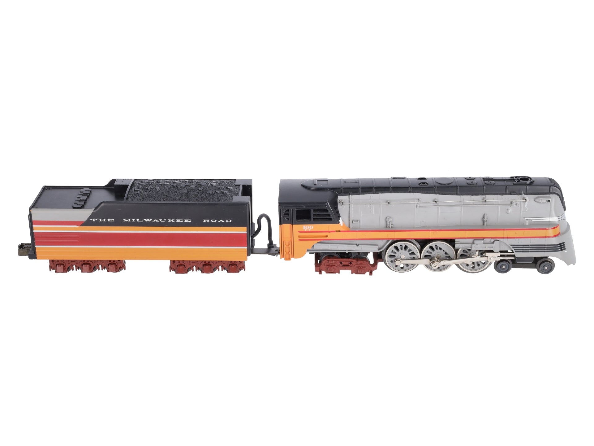 MTH 30-1127-1 O Gauge MILW 4-6-4 Hiawatha Steam Loco & Tender w/PS1 #100 LN/Box