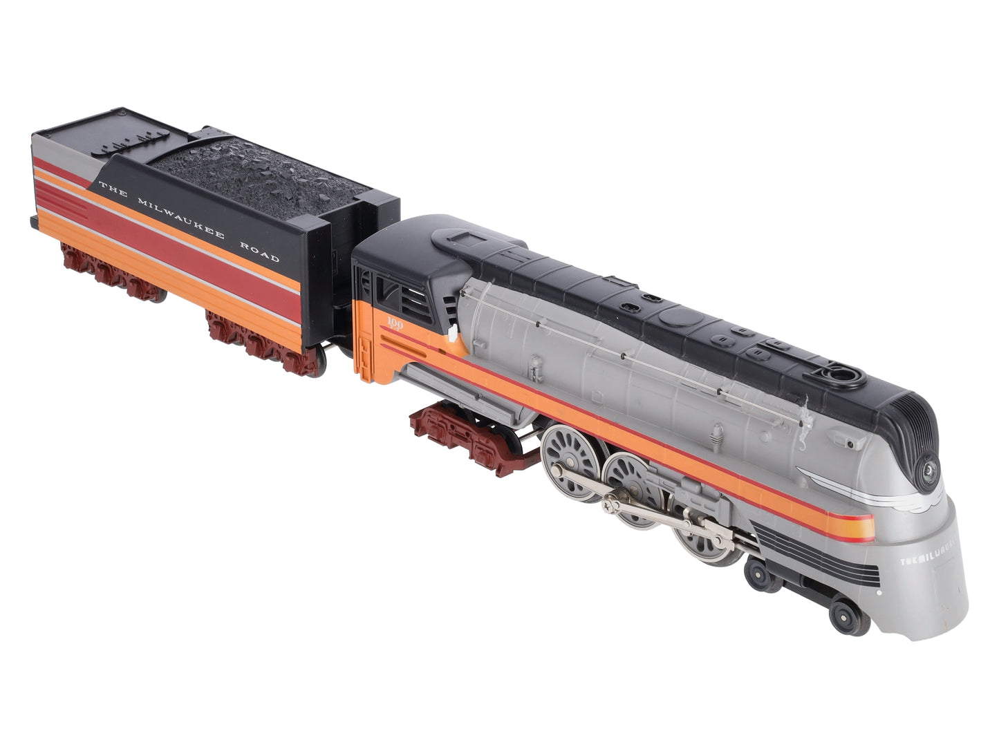 MTH 30-1127-1 O Gauge MILW 4-6-4 Hiawatha Steam Loco & Tender w/PS1 #100 LN/Box
