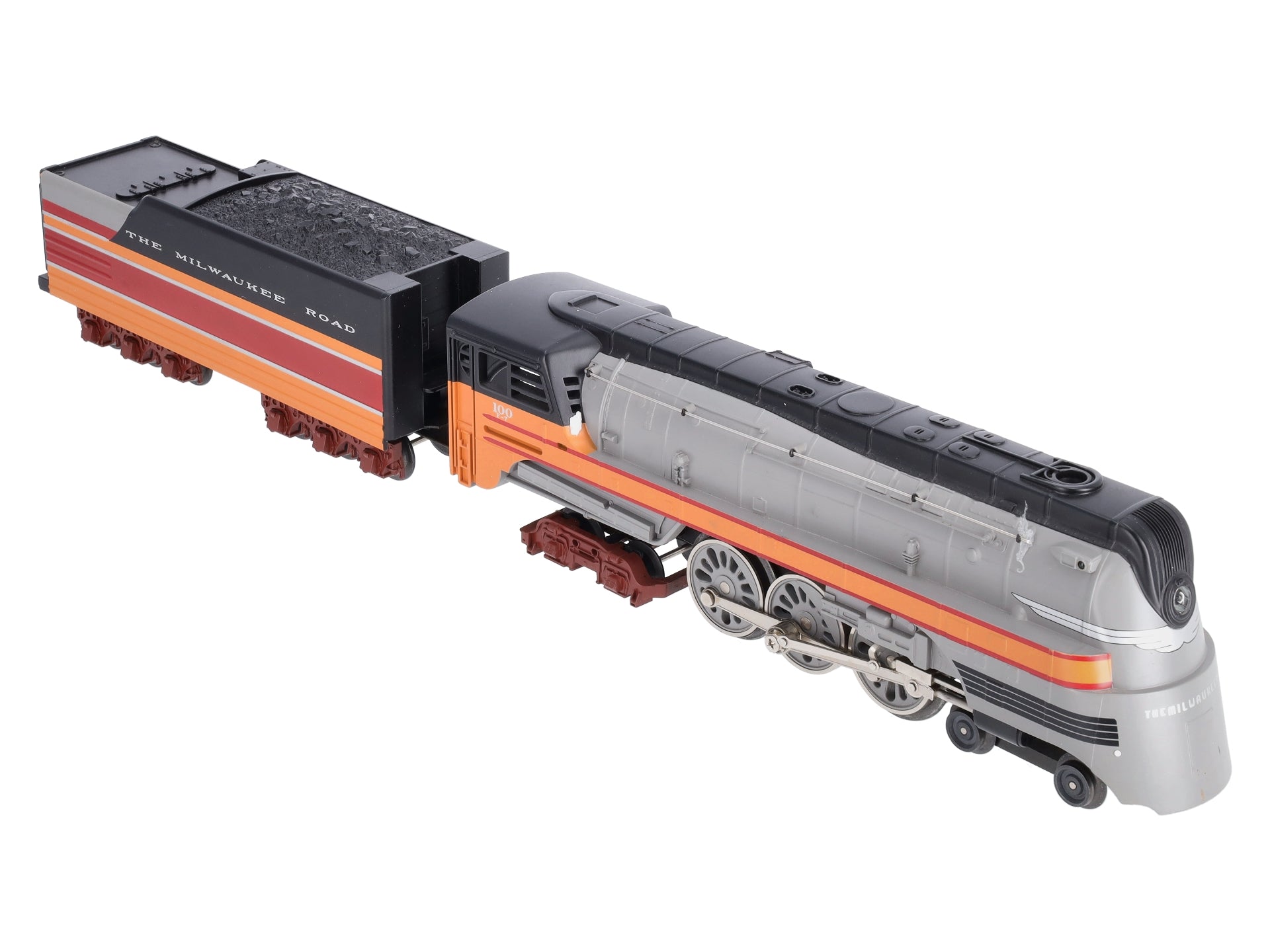 MTH 30-1127-1 O Gauge MILW 4-6-4 Hiawatha Steam Loco & Tender w/PS1 #100 LN/Box